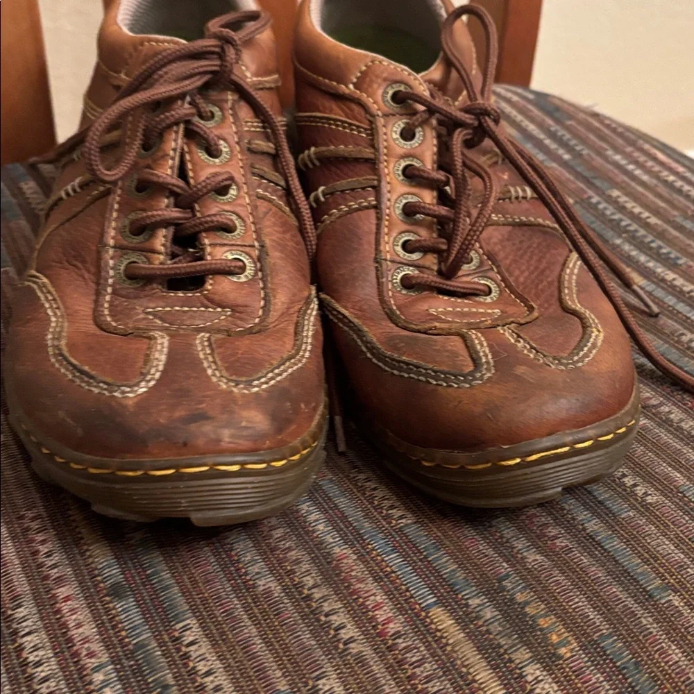 Dr. Martins Brown Leather Men's Shoes‎